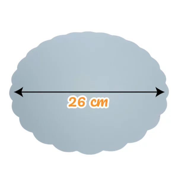 rond festonné 26 cm pas cher boulangerie pâtisserie